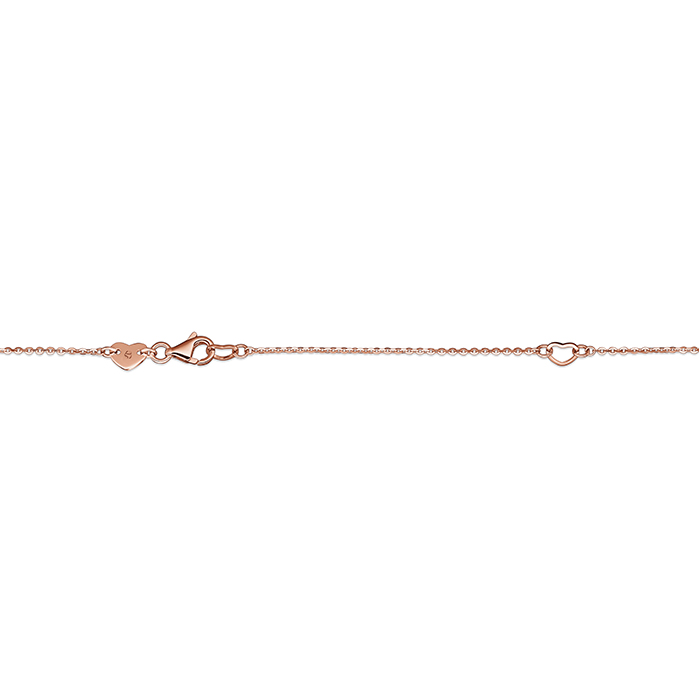 0.85 ctw. Vela Crossover Pendant in 18K Rose Gold