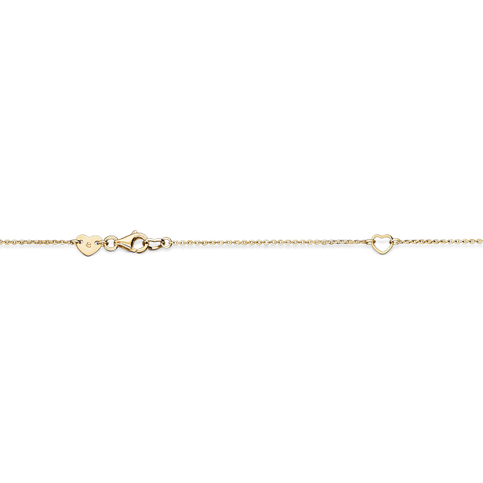 0.4 ctw. Vela Crossover Pendant in 18K Yellow Gold