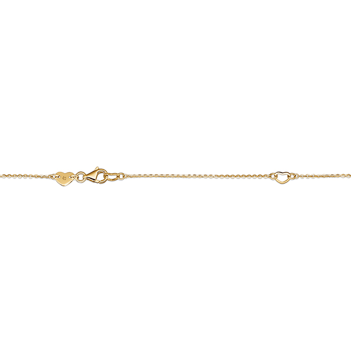 1 ctw. Vela Crossover Pendant in 18K Yellow Gold