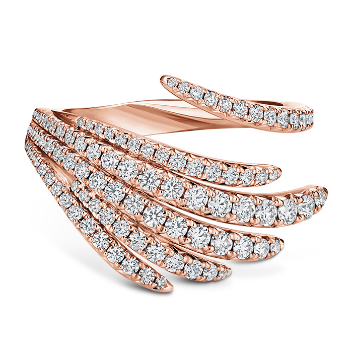 0.9 ctw. Vela Cocktail Ring in 18K Rose Gold