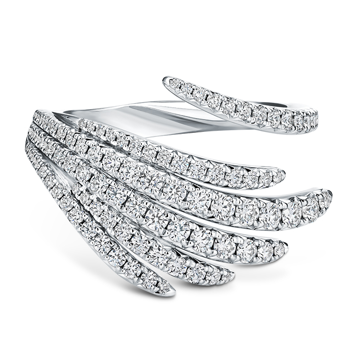 0.9 ctw. Vela Cocktail Ring in 18K White Gold