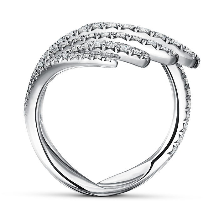 0.9 ctw. Vela Cocktail Ring in 18K White Gold