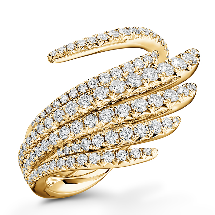 0.9 ctw. Vela Cocktail Ring in 18K Yellow Gold