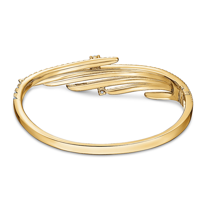 4.3 ctw. Vela French Cut PavÃ© Bangle in 18K Yellow Gold