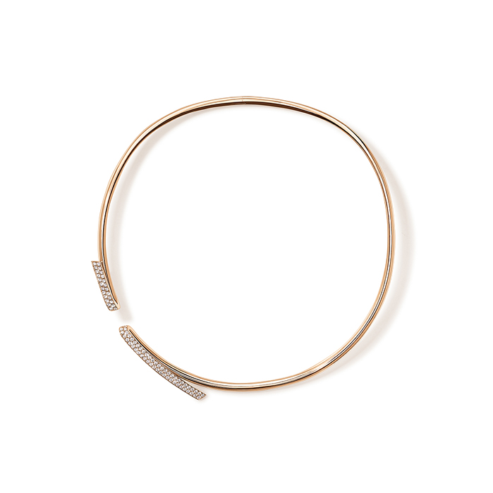 1.6 ctw. INSIDE/OUT Diamond Flip Choker in 18K Rose Gold