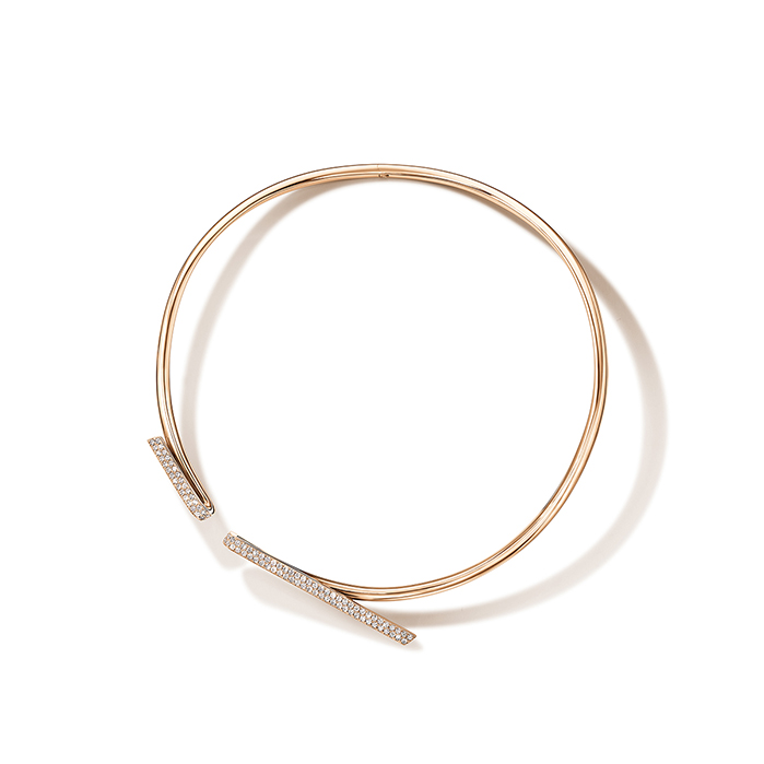 1.9 ctw. INSIDE/OUT Diamond Flip Choker in 18K Rose Gold