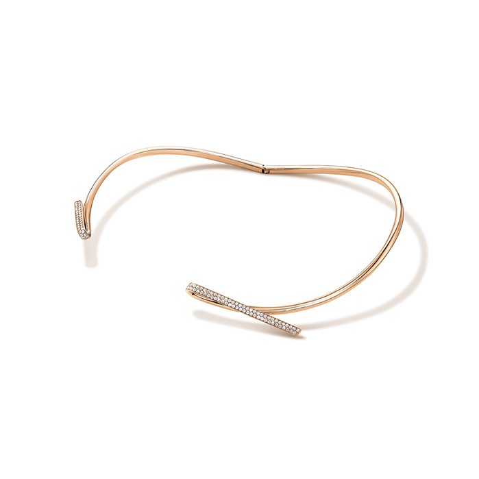 1.9 ctw. INSIDE/OUT Diamond Flip Choker in 18K Rose Gold