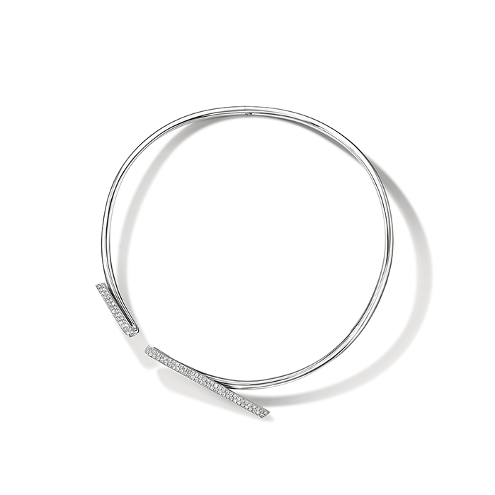 1.9 ctw. INSIDE/OUT Diamond Flip Choker in 18K White Gold