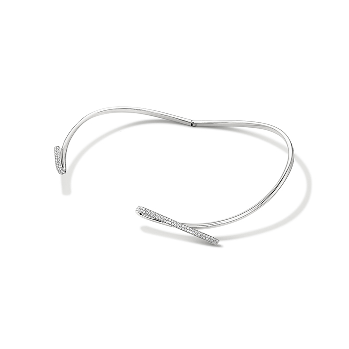 1.9 ctw. INSIDE/OUT Diamond Flip Choker in 18K White Gold