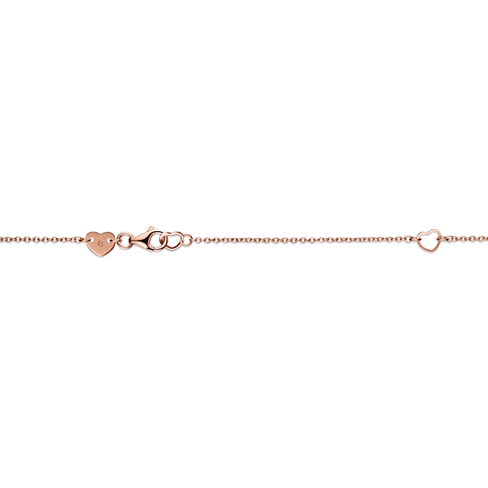 0.55 ctw. Ellipse Diamond Pendant in 18K Rose Gold and Platinum