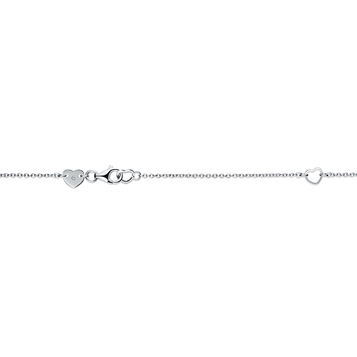 0.75 ctw. Ellipse Diamond Pendant in 18K White Gold