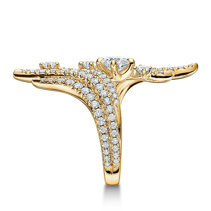 1.75 ctw. Vela Bypass Cocktail Ring in 18K Yellow Gold