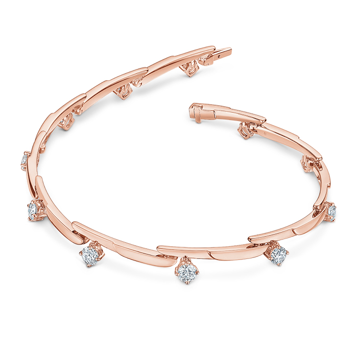 1.3 ctw. Vela Crossover Bracelet in 18K Rose Gold