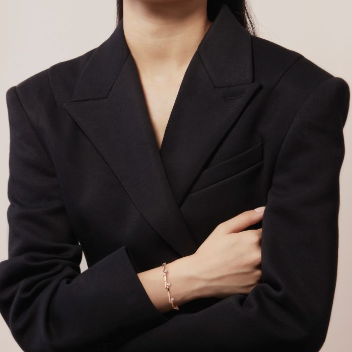 1.3 ctw. Vela Crossover Bracelet in 18K Rose Gold