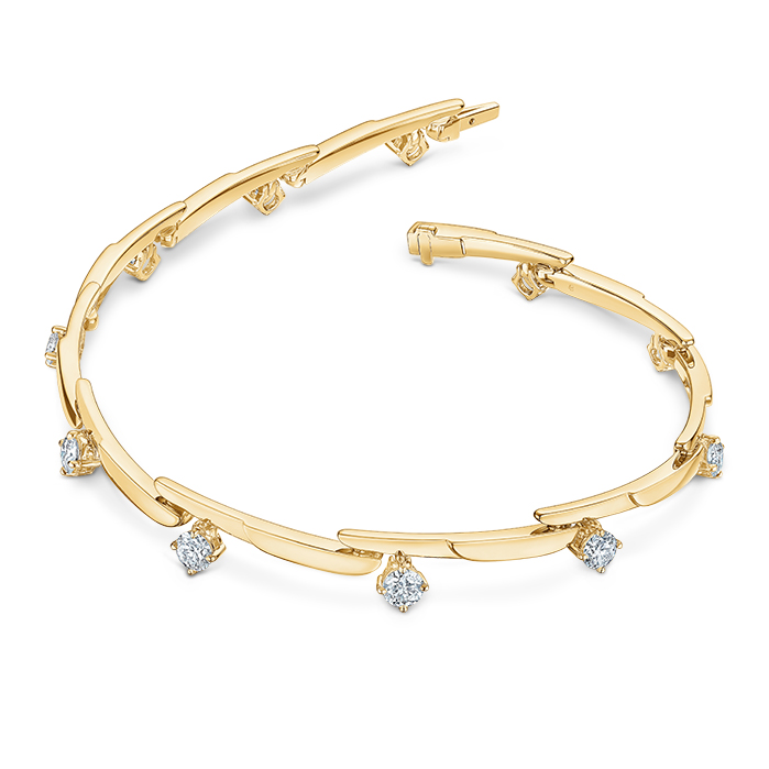 1.3 ctw. Vela Crossover Bracelet in 18K Yellow Gold