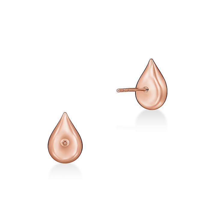 1.4 ctw. LU Droplet Studs in 18K Rose Gold