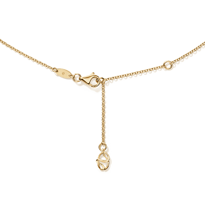 0.45 ctw. Barre Floating Diamond Pendant Necklace in 18K Yellow Gold