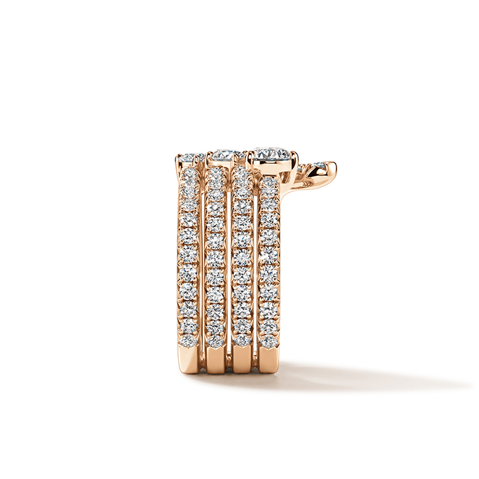 2.75 ctw. VELA French Cut PavÃ© Diamond Cocktail Ring in 18K Rose Gold