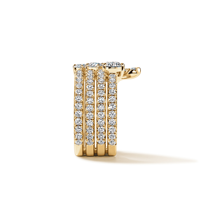 2.75 ctw. VELA French Cut PavÃ© Diamond Cocktail Ring in 18K Yellow Gold
