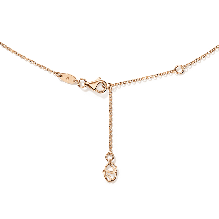 0.15 ctw. Barre PavÃ© Pendant Necklace in 18K Rose Gold