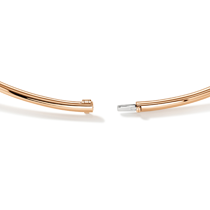4.85 ctw. Barre Floating Diamond Choker in 18K Rose Gold