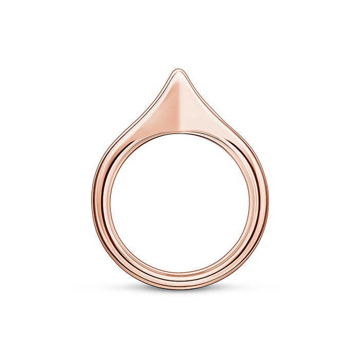 0.1 ctw. LU Diamond Band in 18K Rose Gold