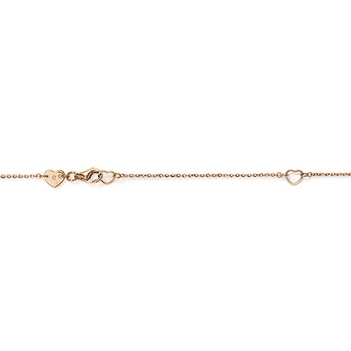 0.9 ctw. VELA French Cut PavÃ© Floating Diamond Pendant Necklace in 18K Rose Gold