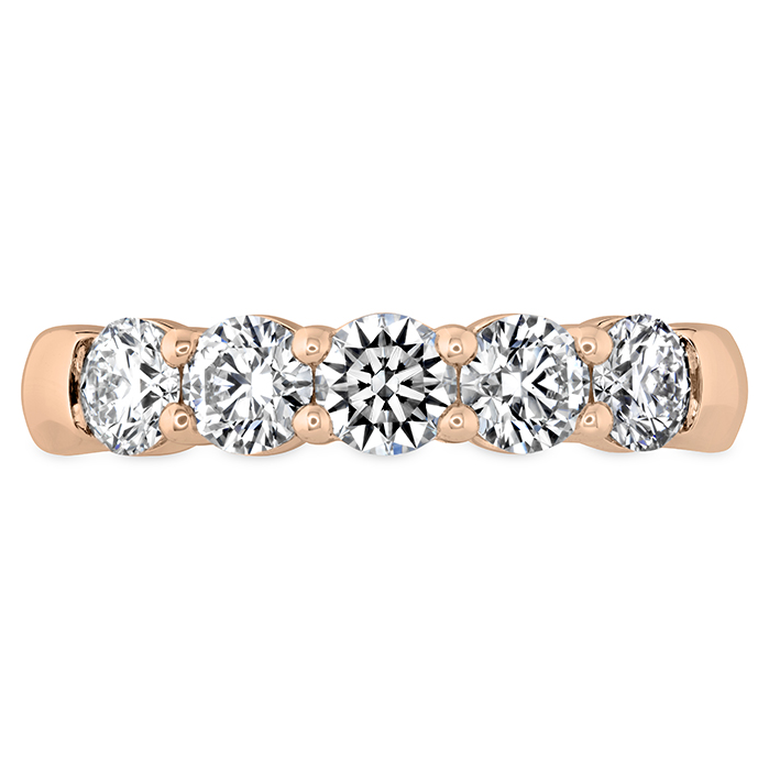 1 ctw. Signature 5-Stone Band in 18K Rose Gold