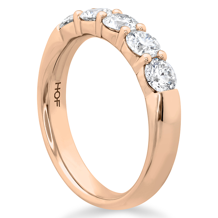 1 ctw. Signature 5-Stone Band in 18K Rose Gold