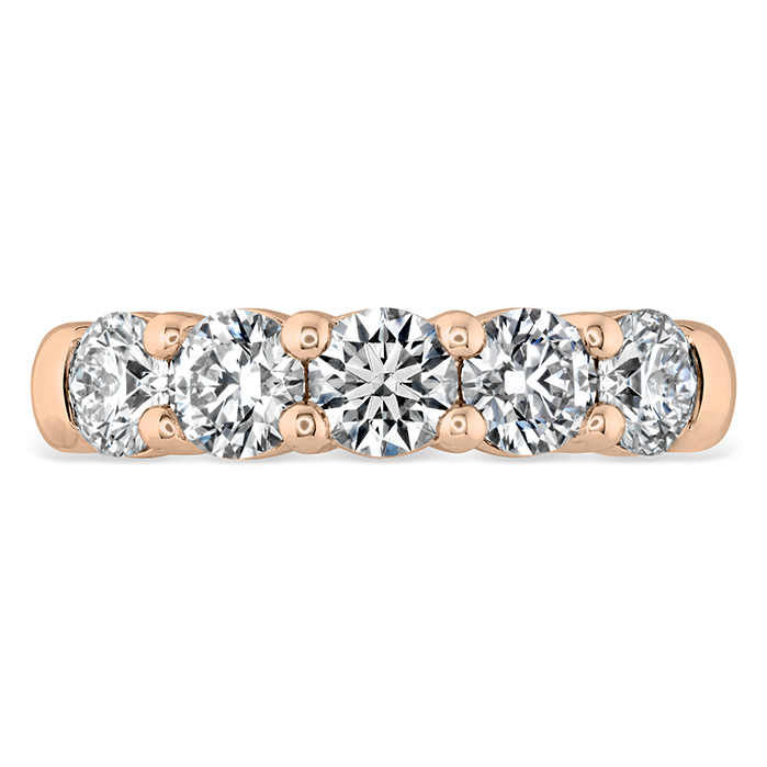 1.5 ctw. Signature 5-Stone Band in 18K Rose Gold