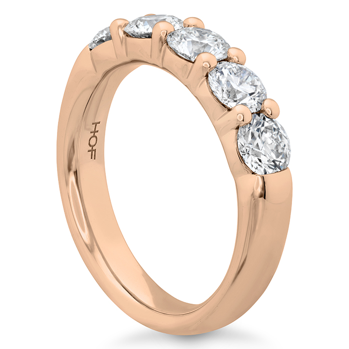 1.5 ctw. Signature 5-Stone Band in 18K Rose Gold