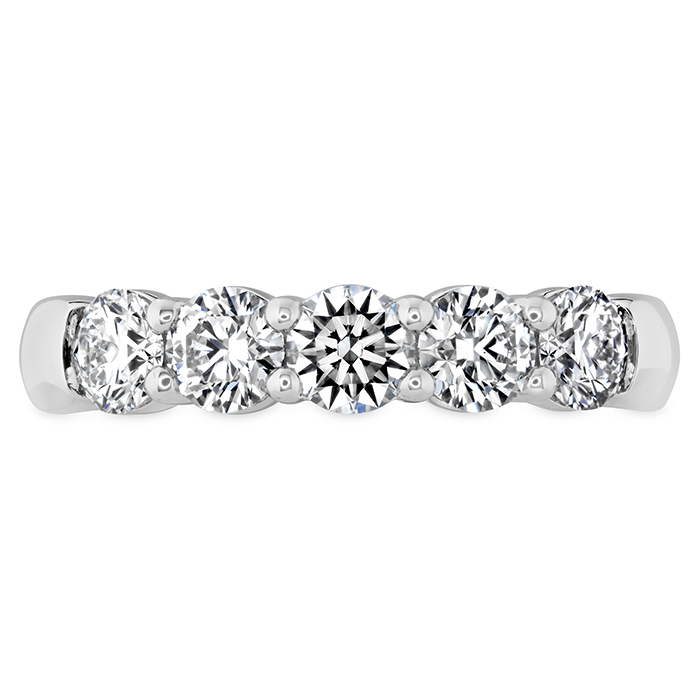 1 ctw. Signature 5-Stone Band in 18K White Gold