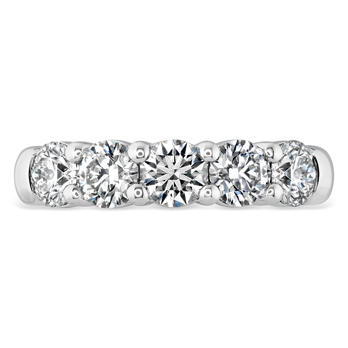 1.5 ctw. Signature 5-Stone Band in 18K White Gold
