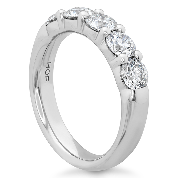 1.5 ctw. Signature 5-Stone Band in 18K White Gold