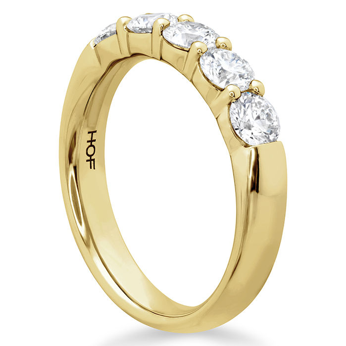 1 ctw. Signature 5-Stone Band in 18K Yellow Gold