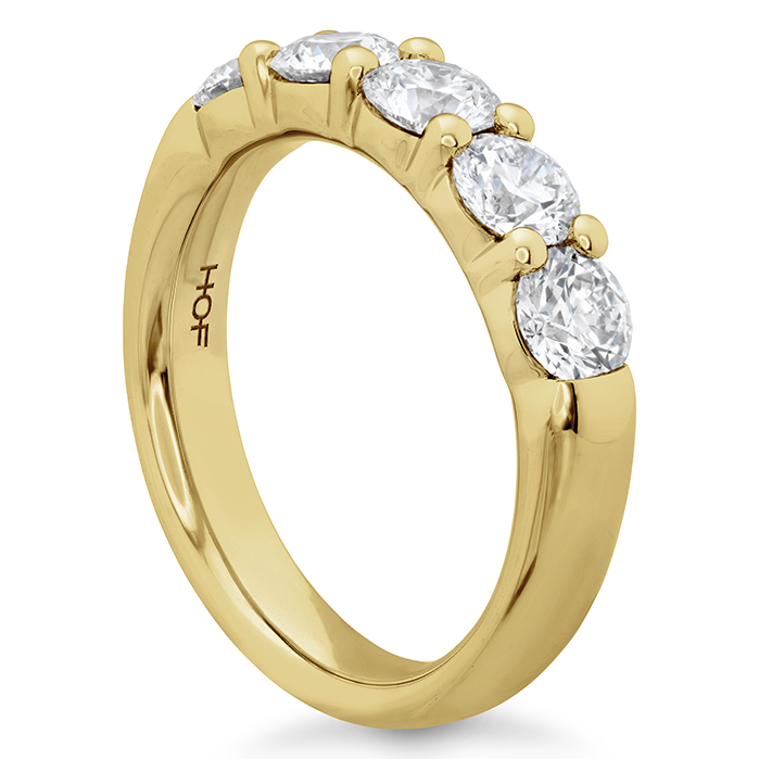 1.5 ctw. Signature 5-Stone Band in 18K Yellow Gold