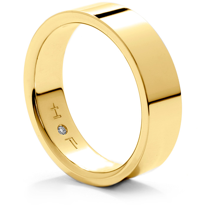 Flat Comfort Fit Band in 18K Yellow Gold
