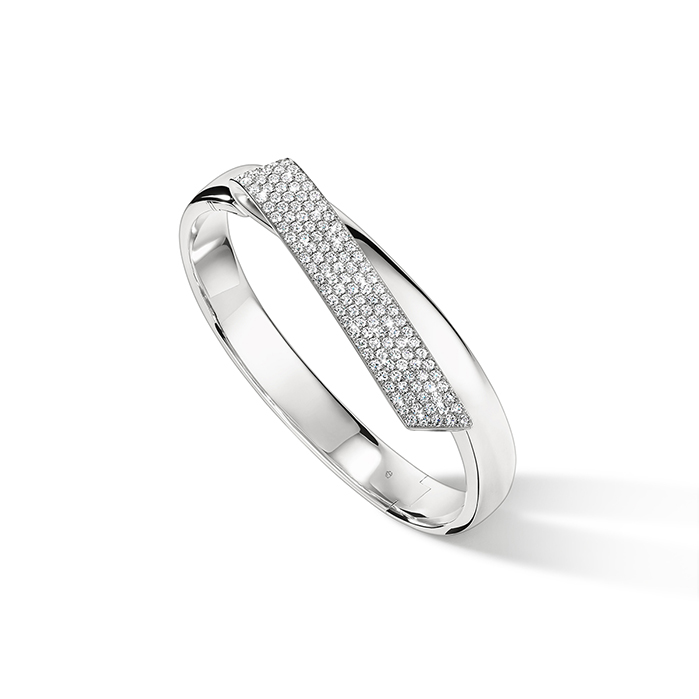 2.65 ctw. INSIDE/OUT Diamond Flip Bangle in 18K White Gold