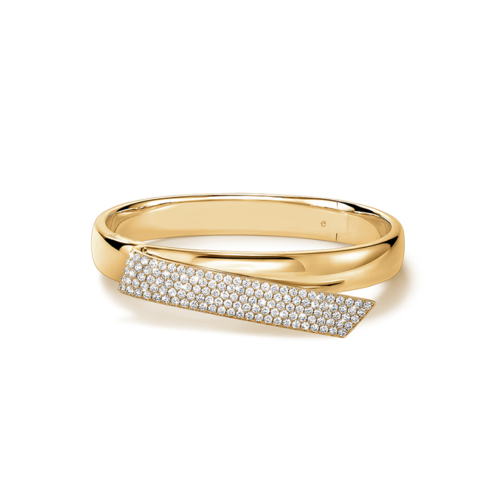 2.65 ctw. INSIDE/OUT Diamond Flip Bangle in 18K Yellow Gold