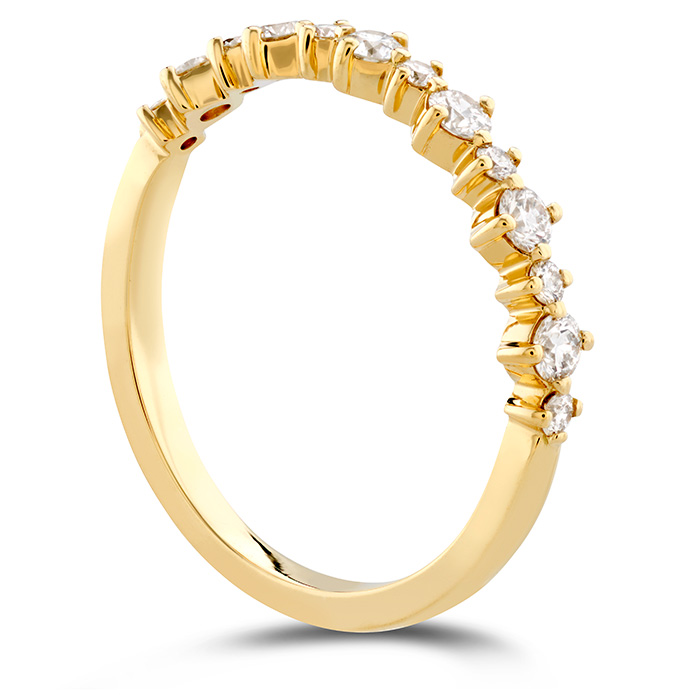 0.3 ctw. Gracious Classic Diamond Band in 18K Yellow Gold