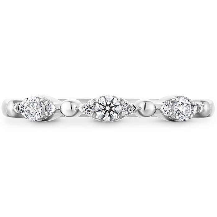 0.1 ctw. HOF Beaded Regal Band in 18K Rose Gold