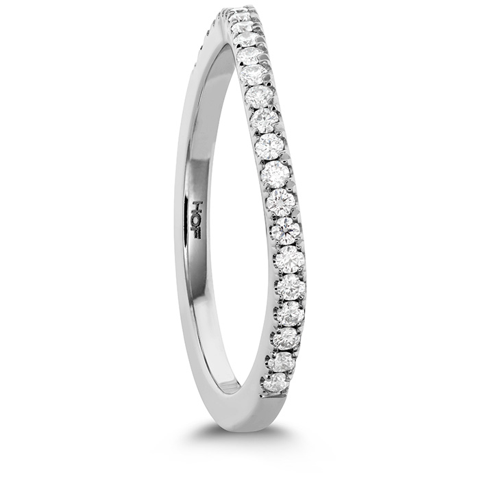 Transcend Premier Curved Diamond Band in Platinum