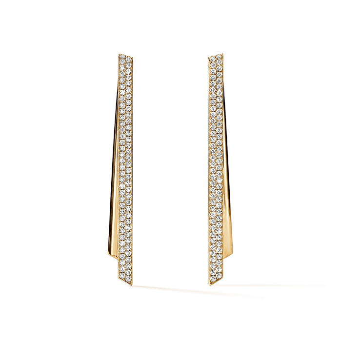 2.3 ctw. INSIDE/OUT Diamond Stiletto Flip Earrings in 18K Yellow Gold