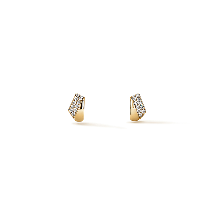 0.4 ctw. INSIDE/OUT Diamond Flip Huggies in 18K Yellow Gold