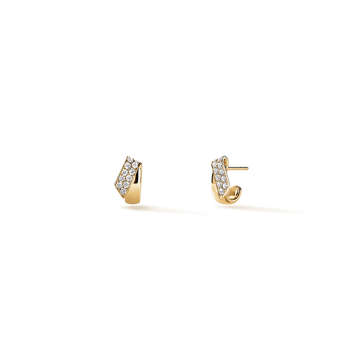 0.4 ctw. INSIDE/OUT Diamond Flip Huggies in 18K Yellow Gold