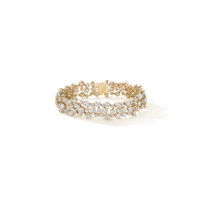 16.4 ctw. Starlight Diamond Bracelet in 18K Yellow Gold