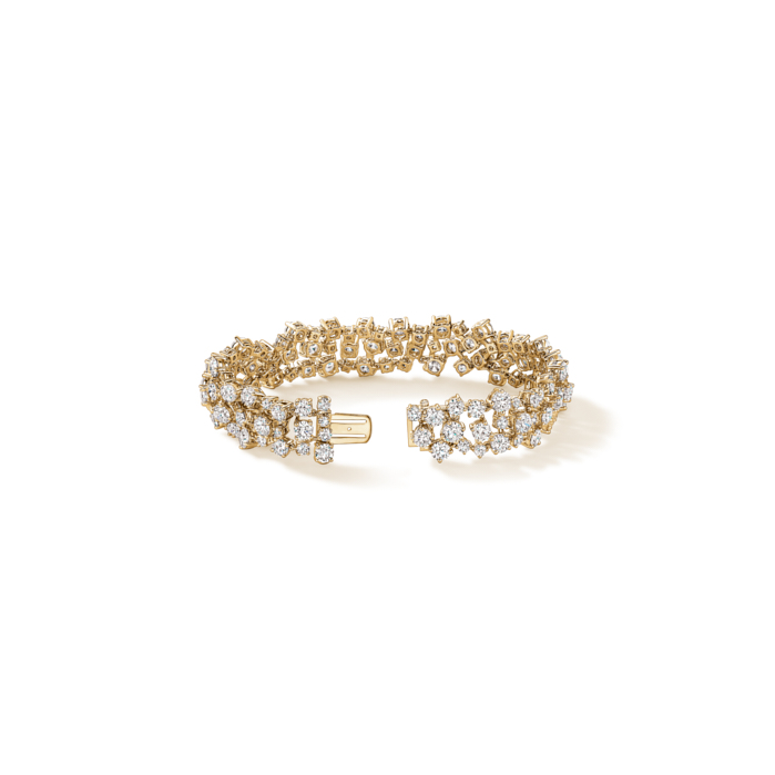16.4 ctw. Starlight Diamond Bracelet in 18K Yellow Gold