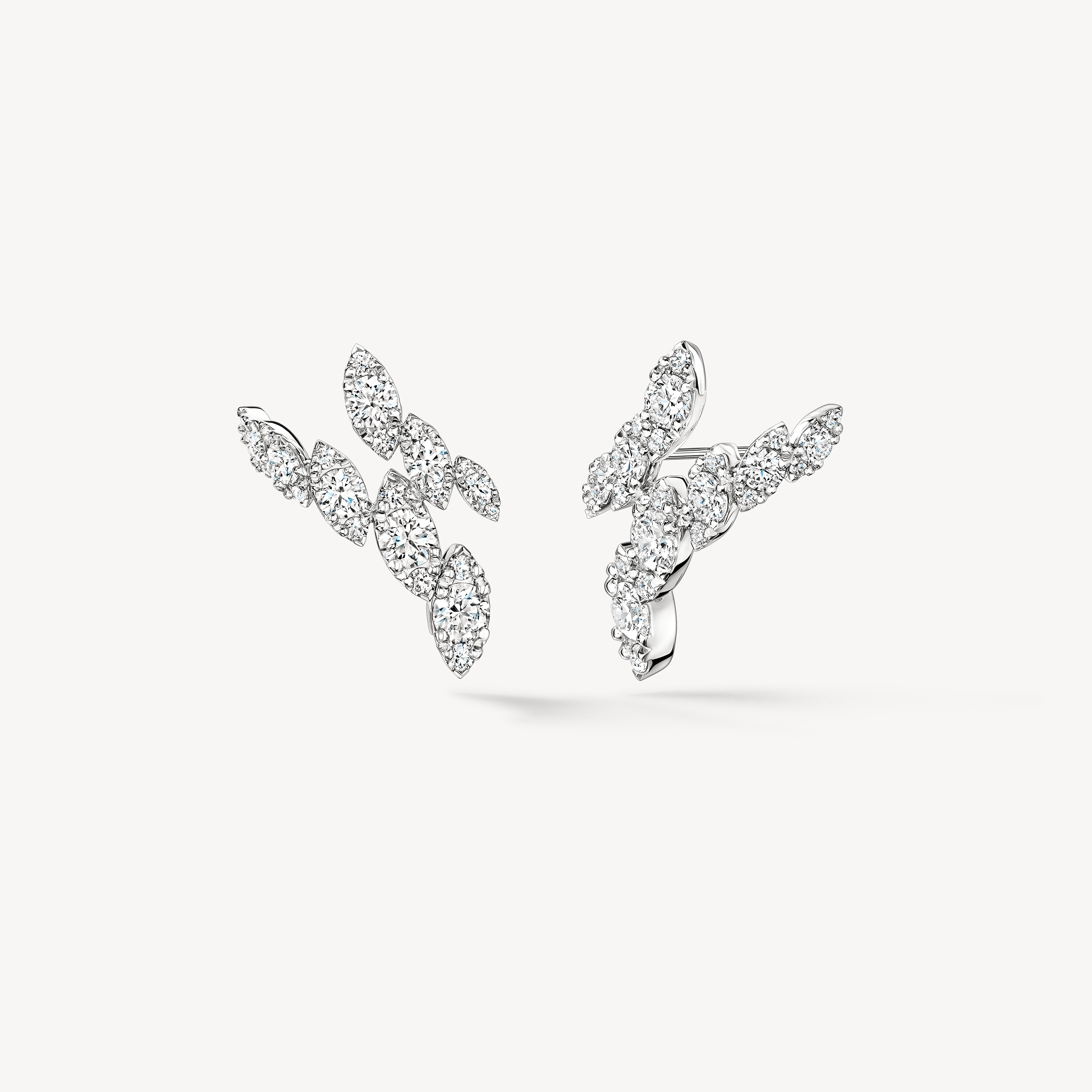 Bypass Earrings in 18K Yellow Gold