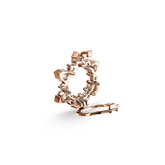 0.55 ctw. Aerial Sunburst Enhancer Pendant Necklace in 18K Rose Gold