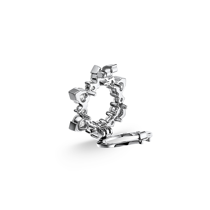 0.55 ctw. Aerial Sunburst Enhancer Pendant Necklace in 18K White Gold